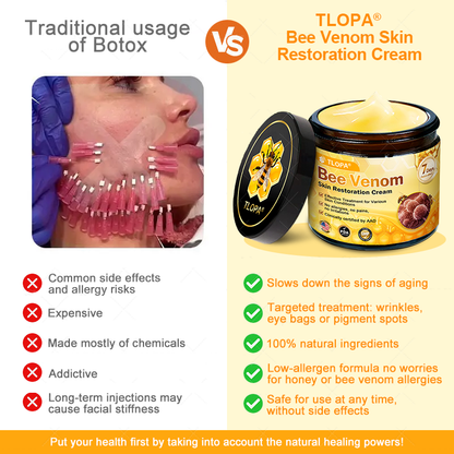 ✨TLOPA® Bee Venom Repair Radiance Cream | Unlock Smooth Skin, Fight Sagging 🎁 Lightweight Daily Care, Limited-Time 70% OFF🎊